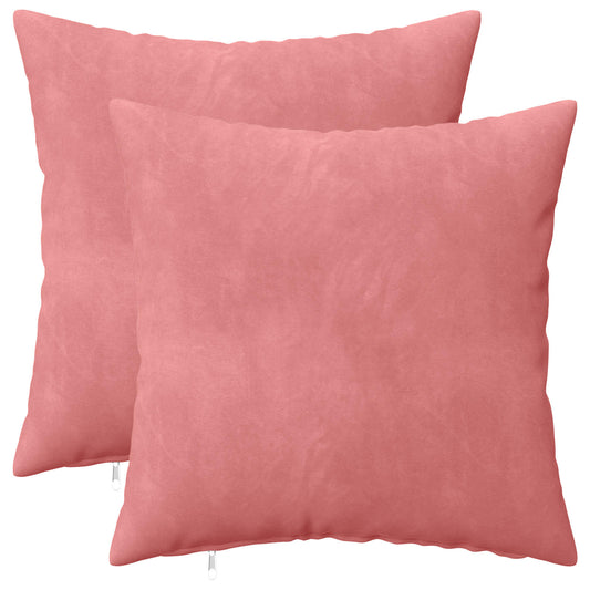 Cuscino con cuscino HEERLEN 2 pz Rosa Velluto | homemem39