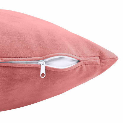 Cuscino con cuscino HEERLEN 6 pz Rosa Velluto | homemem39