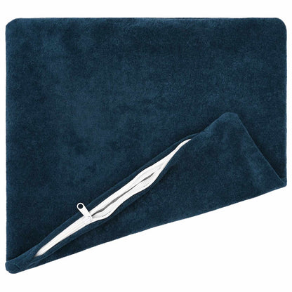 Cuscino con cuscino HEERLEN 6 pz Blu Fleece in microfibra | homemem39