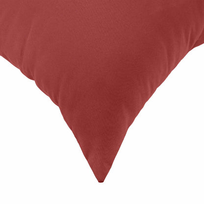 Cuscino 12 pz HEERLEN Rosso Vino 40 x 40 cm Poliestere