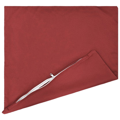 Cuscino 12 pz HEERLEN Rosso Vino 40 x 40 cm Poliestere