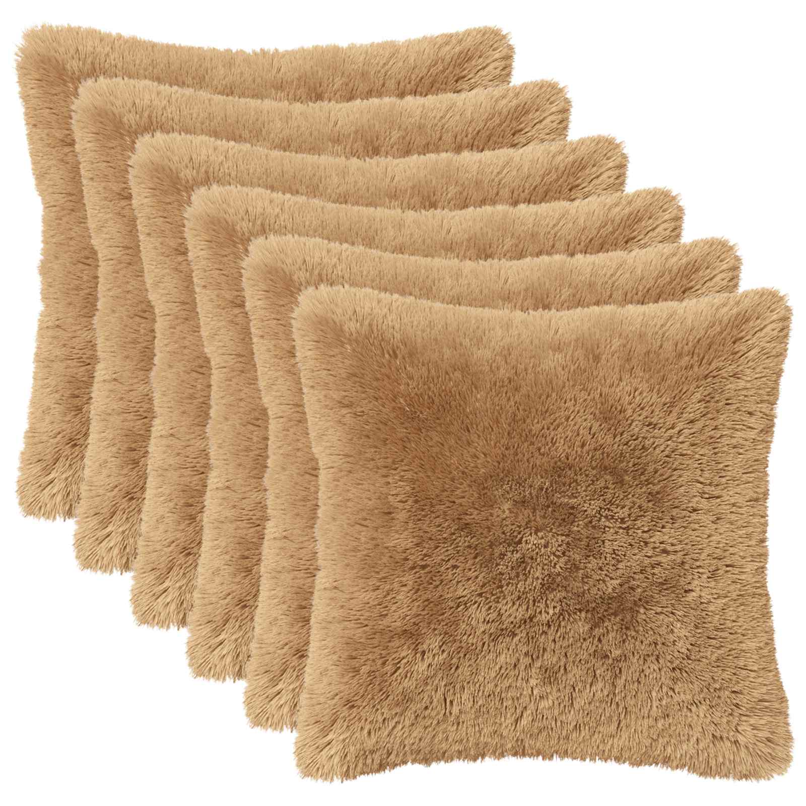 Cuscino con cuscino HEERLEN 12 pz Tortora Fleece PV | homemem39