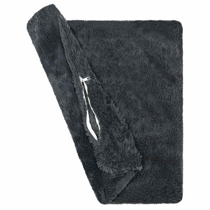 Cuscino con cuscino HEERLEN 2 pz Antracite Fleece PV | homemem39