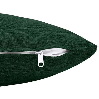 Cuscino con cuscino HEERLEN 2 pz Verde Scuro Tessuto | homemem39