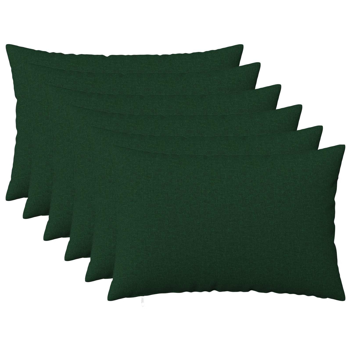 Cuscino con cuscino HEERLEN 6 pz Verde Scuro Tessuto | homemem39