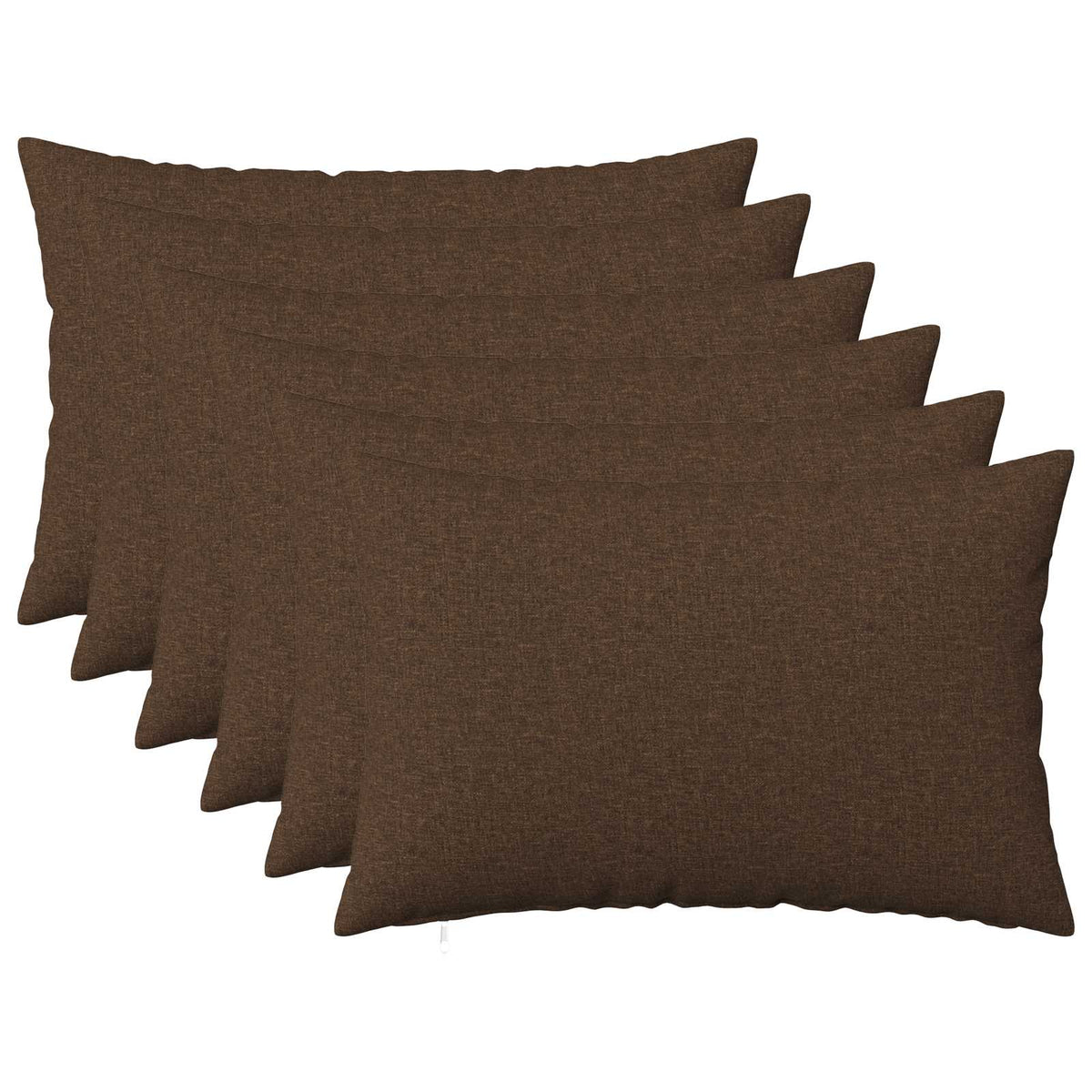 Cuscino con cuscino HEERLEN 6 pz Marrone Tessuto | homemem39