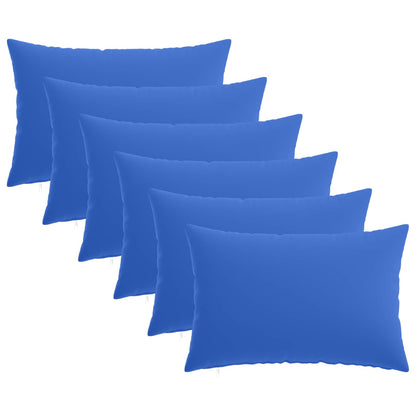 Cuscino con cuscino HEERLEN 6 pz Blu Reale Poliestere | homemem39