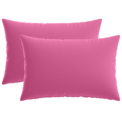Cuscino con cuscino HEERLEN 2 pz Rosa Poliestere | homemem39