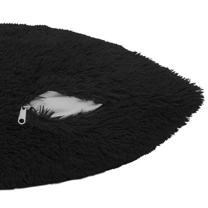 Cuscino con cuscino HEERLEN 6 pz Nero Fleece PV | homemem39