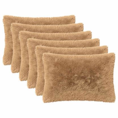 Cuscino con cuscino HEERLEN 6 pz Tortora Fleece PV | homemem39