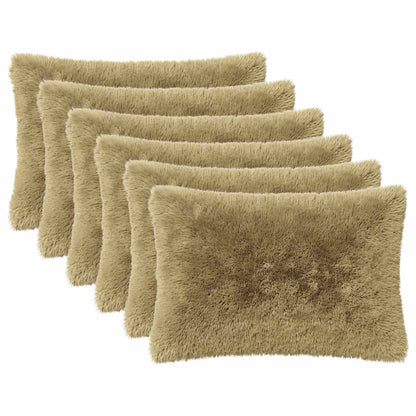 Cuscino con cuscino HEERLEN 6 pz Grigio Chiaro Fleece PV | homemem39