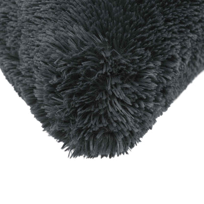 Cuscino con cuscino HEERLEN 2 pz Antracite Fleece PV