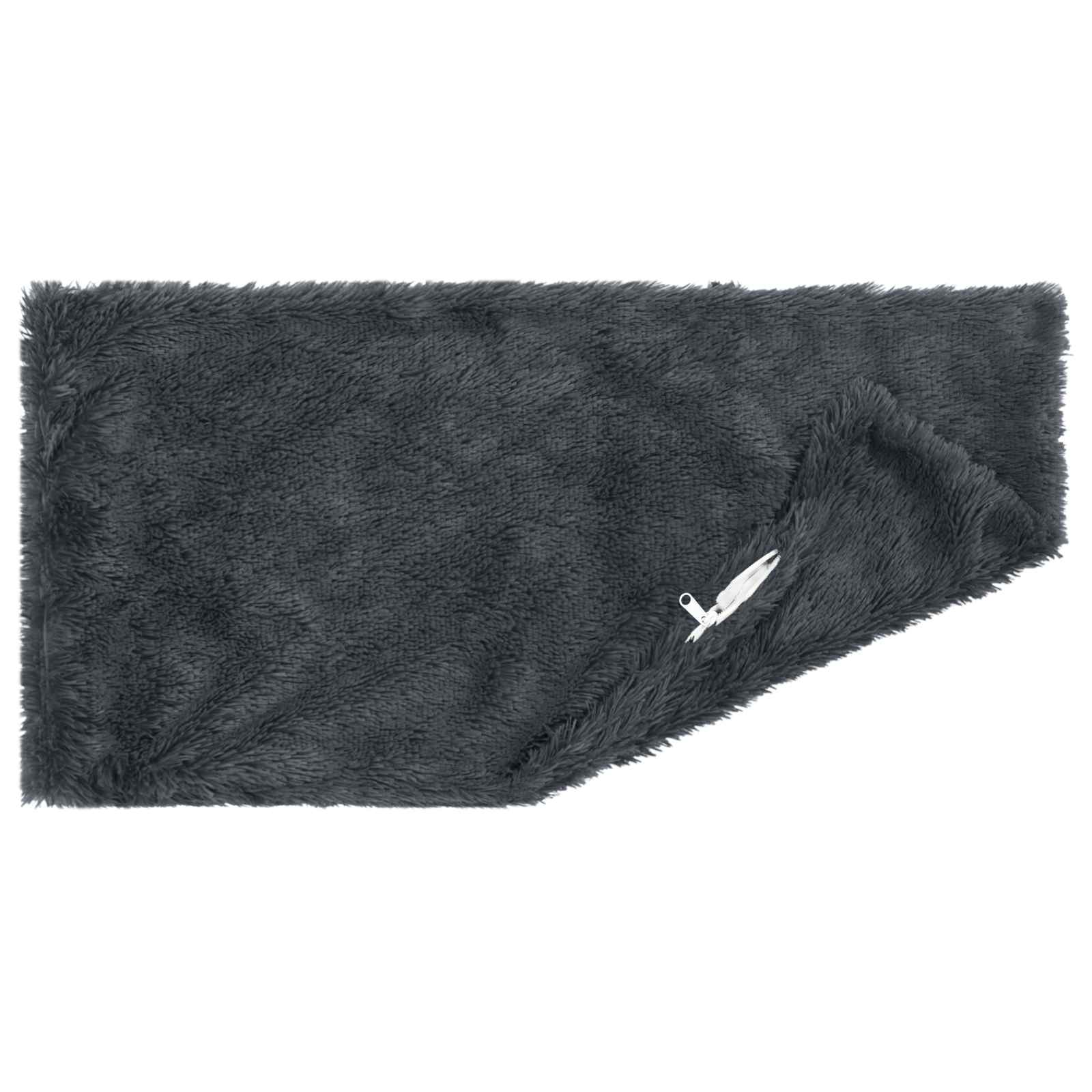 Cuscino con cuscino HEERLEN 2 pz Antracite Fleece PV | homemem39