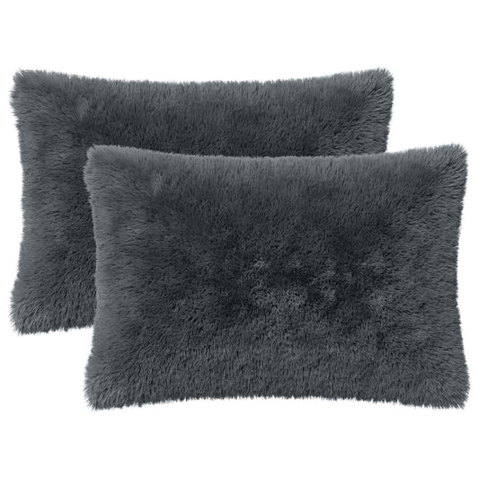 Cuscino con cuscino HEERLEN 6 pz Antracite Fleece PV
