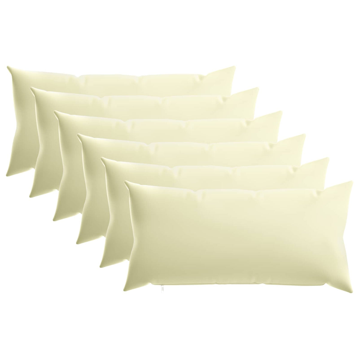 Cuscino con cuscino HEERLEN 6 pz Crema Poliestere | homemem39