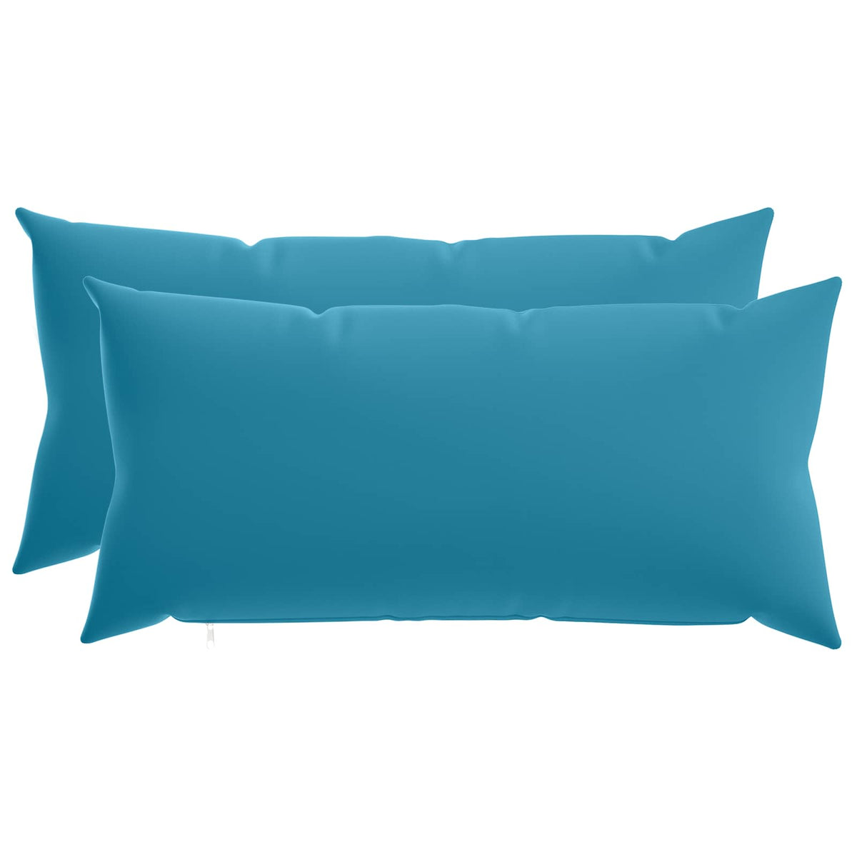 Cuscino con cuscino HEERLEN 2 pz Azzurro Poliestere | homemem39