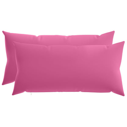 Cuscino con cuscino HEERLEN 2 pz Rosa Poliestere | homemem39