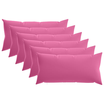 Cuscino 6 pz HEERLEN Rosa 40 x 70 cm Poliestere