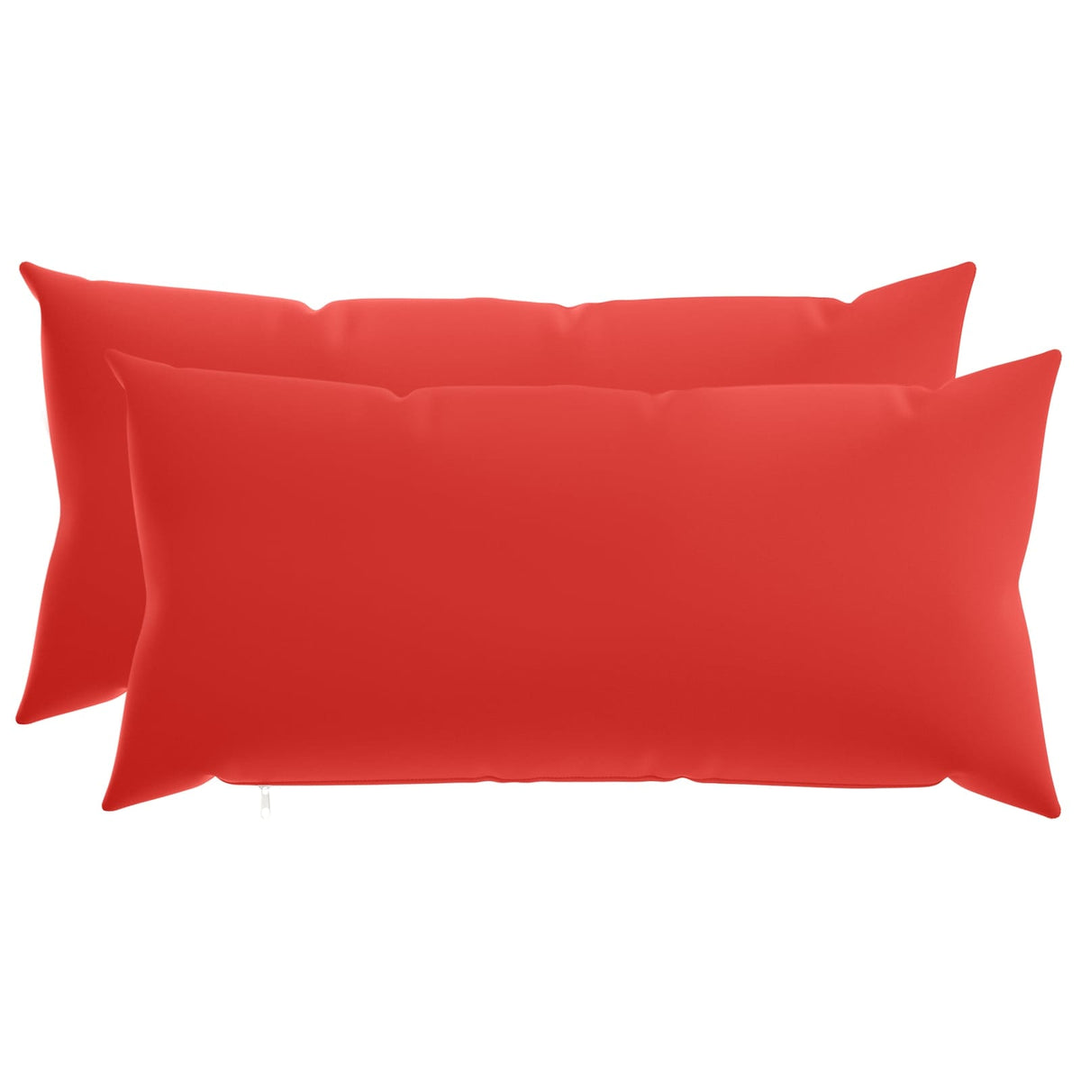 Cuscino 2 pz HEERLEN Rosso 40 x 70 cm Poliestere