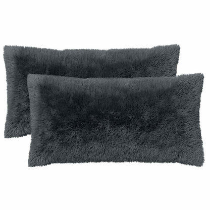 Cuscino con cuscino HEERLEN 6 pz Antracite Fleece PV | homemem39