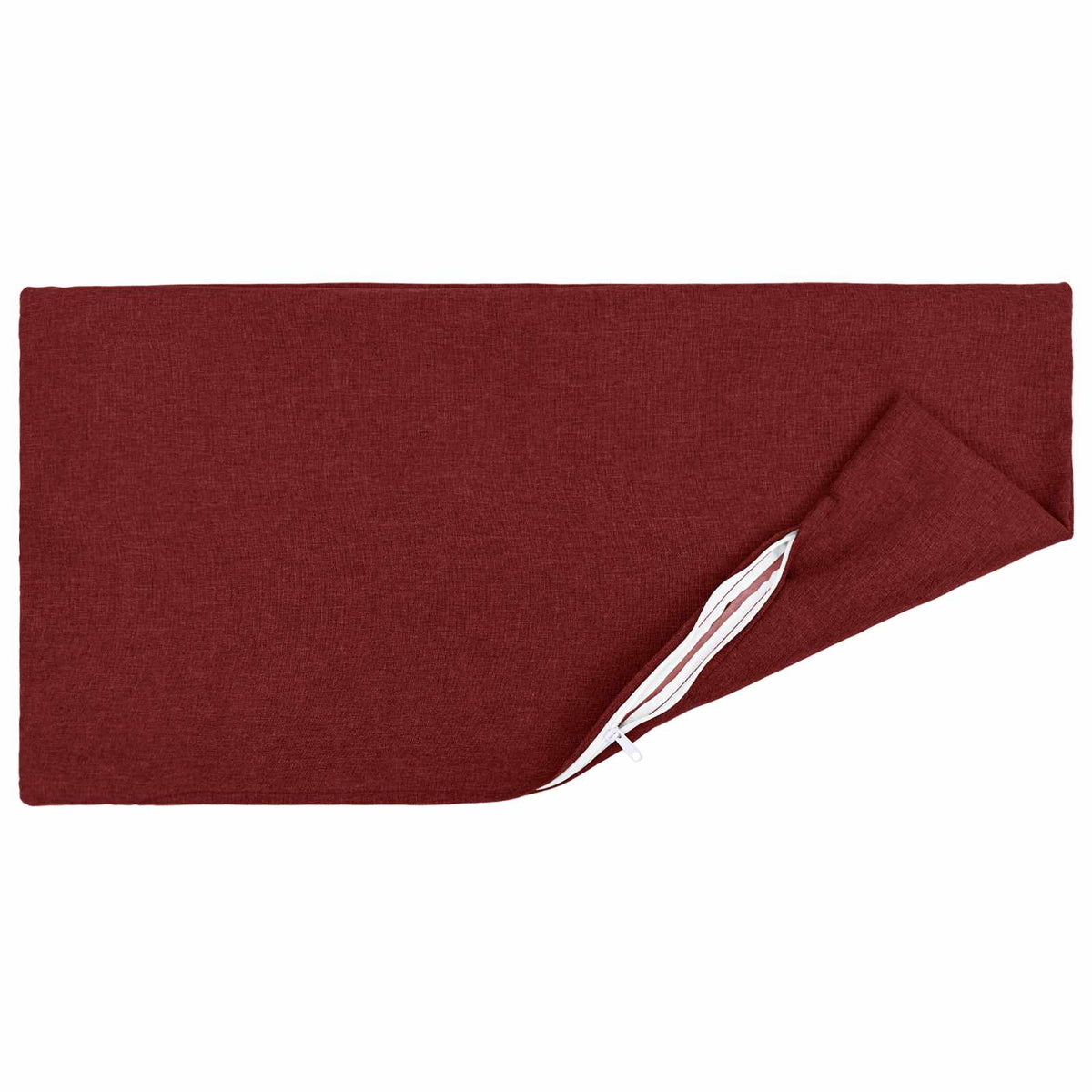 Cuscino con cuscino HEERLEN 2 pz Rosso Vino Tessuto | homemem39