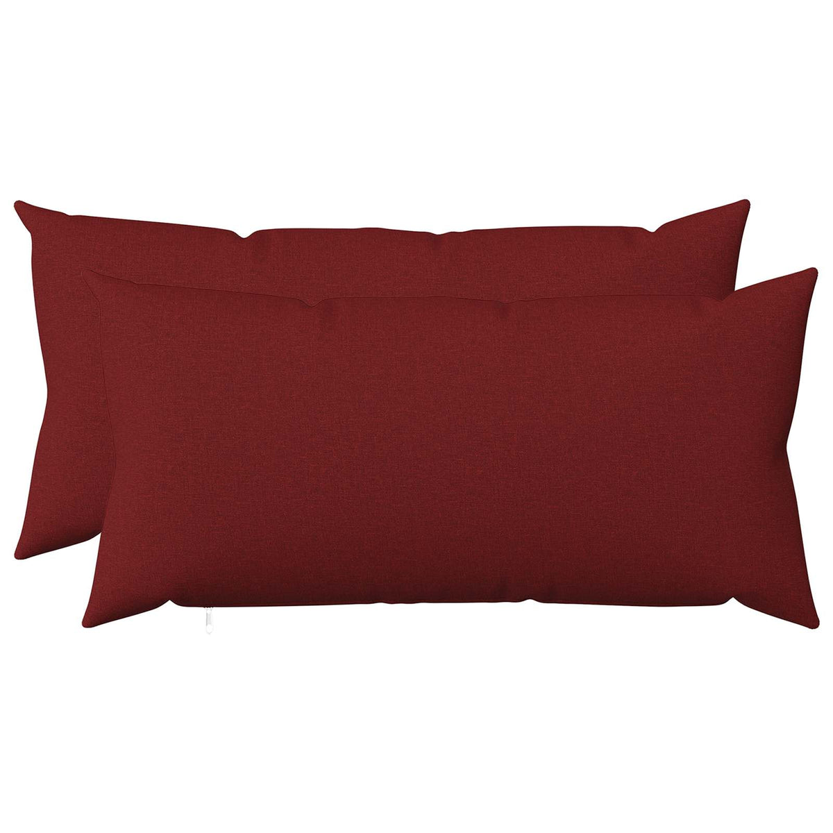Cuscino con cuscino HEERLEN 2 pz Rosso Vino Tessuto | homemem39