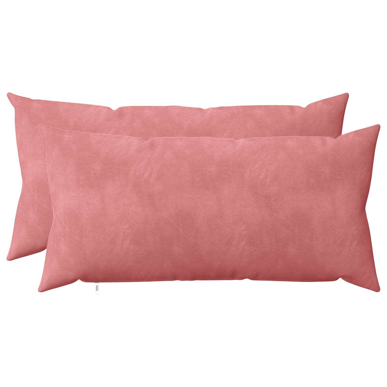 Cuscino con cuscino HEERLEN 2 pz Rosa Velluto | homemem39