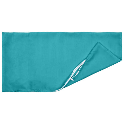 Cuscino 12 pz HEERLEN Turchese 40 x 80 cm Poliestere