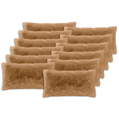Cuscino con cuscino HEERLEN 12 pz Tortora Fleece PV | homemem39