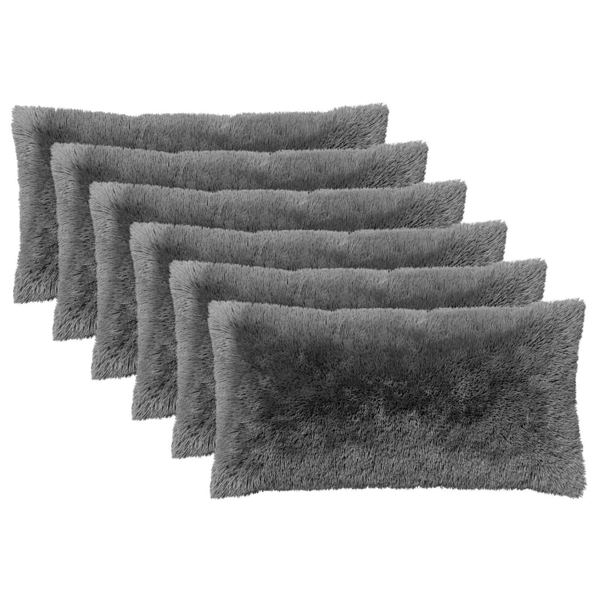 Cuscino con cuscino HEERLEN 6 pz Verde chiaro Fleece PV