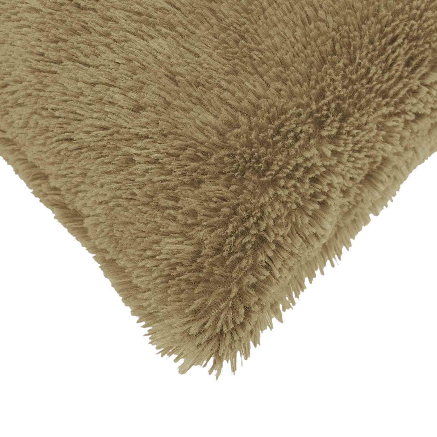 Cuscino con cuscino HEERLEN 2 pz Grigio Chiaro Fleece PV | homemem39