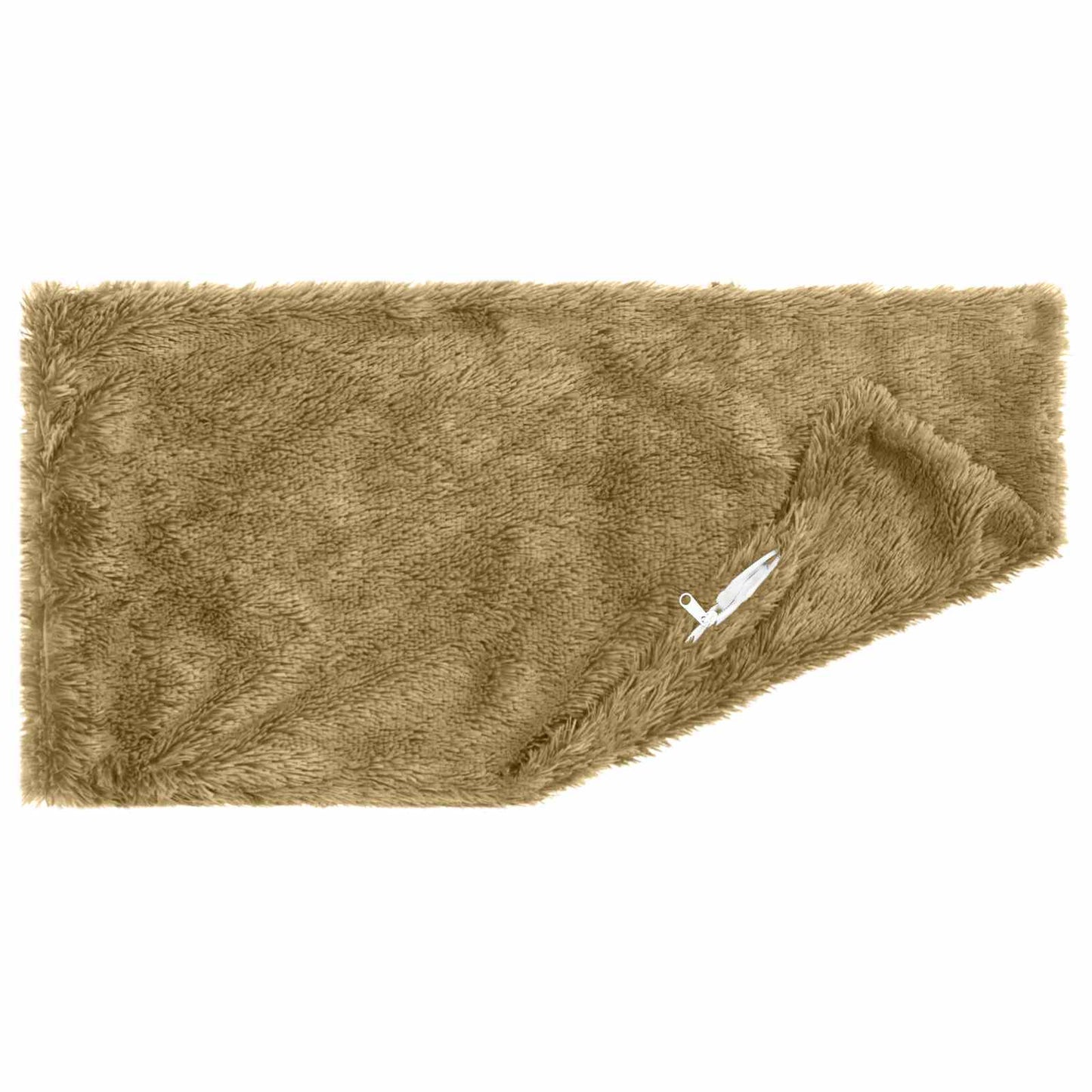 Cuscino con cuscino HEERLEN 2 pz Grigio Chiaro Fleece PV | homemem39