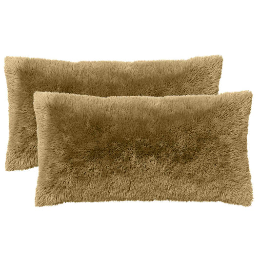 Cuscino con cuscino HEERLEN 12 pz Grigio Chiaro Fleece PV | homemem39