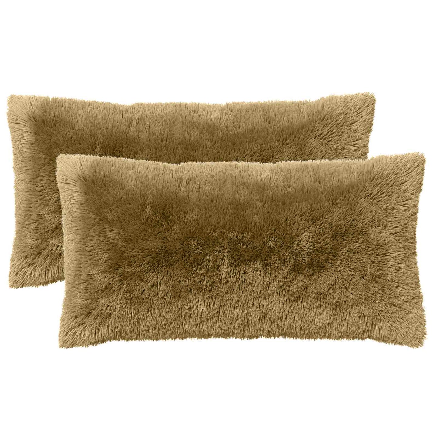 Cuscino con cuscino HEERLEN 12 pz Grigio Chiaro Fleece PV