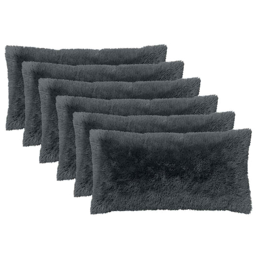 Cuscino con cuscino HEERLEN 6 pz Antracite Fleece PV | homemem39