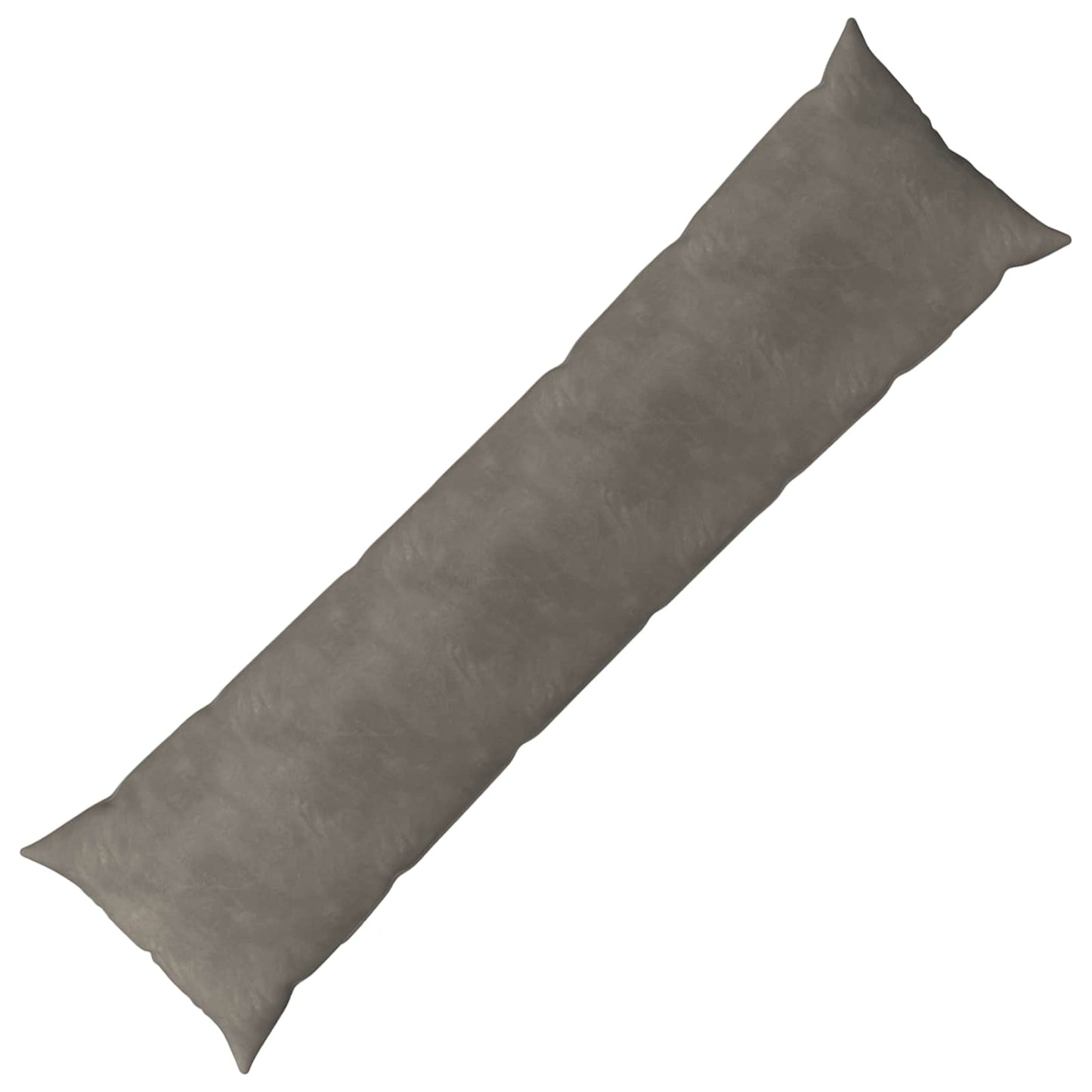 Cuscino con cuscino HEERLEN Grigio Chiaro 40 x 145 cm Velluto | homemem39