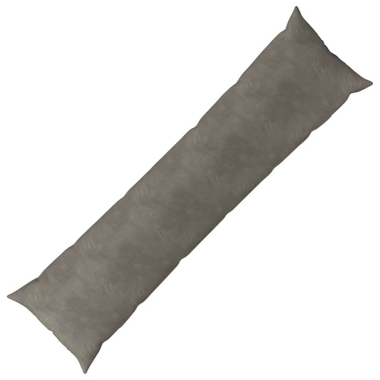Cuscino con cuscino HEERLEN Grigio Chiaro 40 x 145 cm Velluto | homemem39
