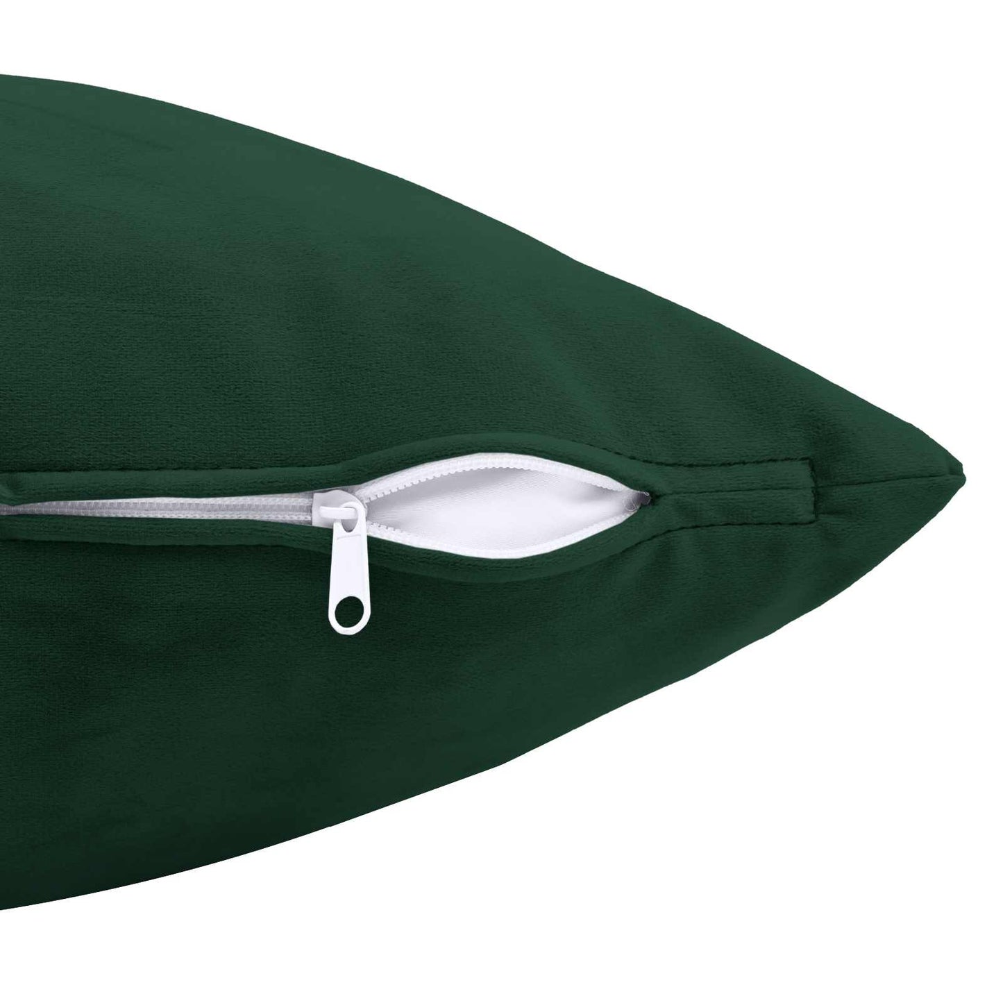 Cuscino con cuscino HEERLEN Verde Scuro 40 x 145 cm Velluto | homemem39