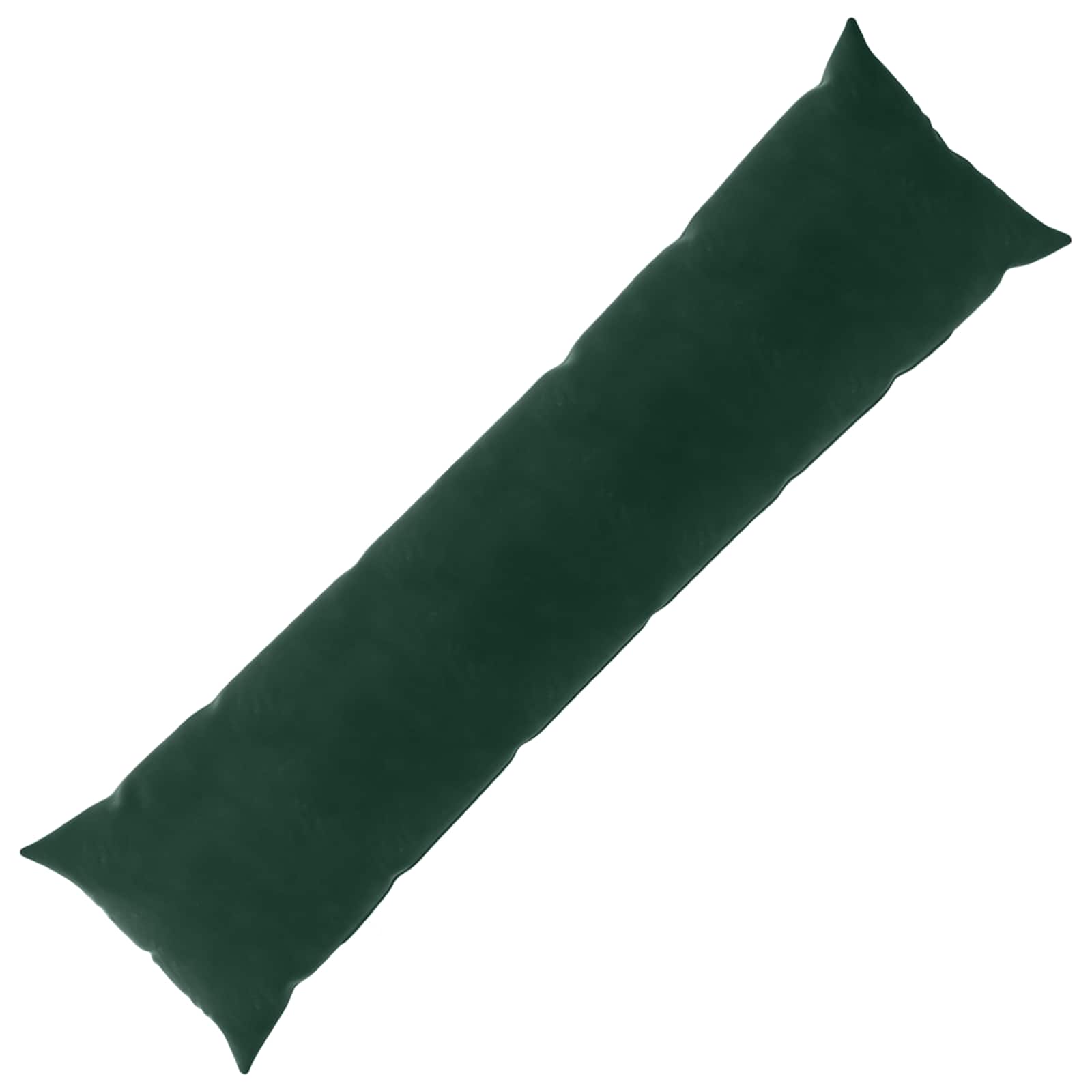 Cuscino con cuscino HEERLEN Verde Scuro 40 x 145 cm Velluto | homemem39