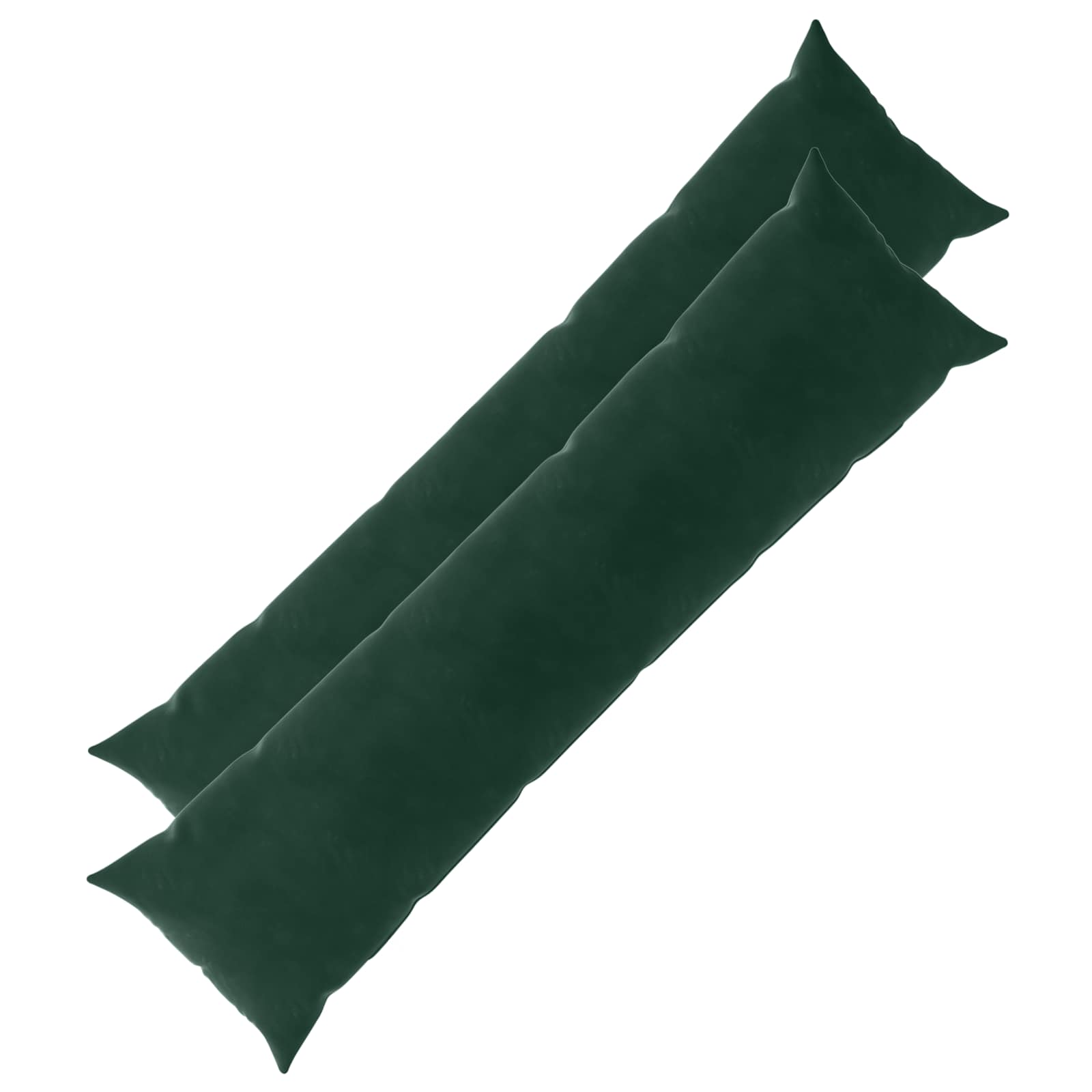 Cuscino con cuscino HEERLEN 2 pz Verde Scuro Velluto | homemem39