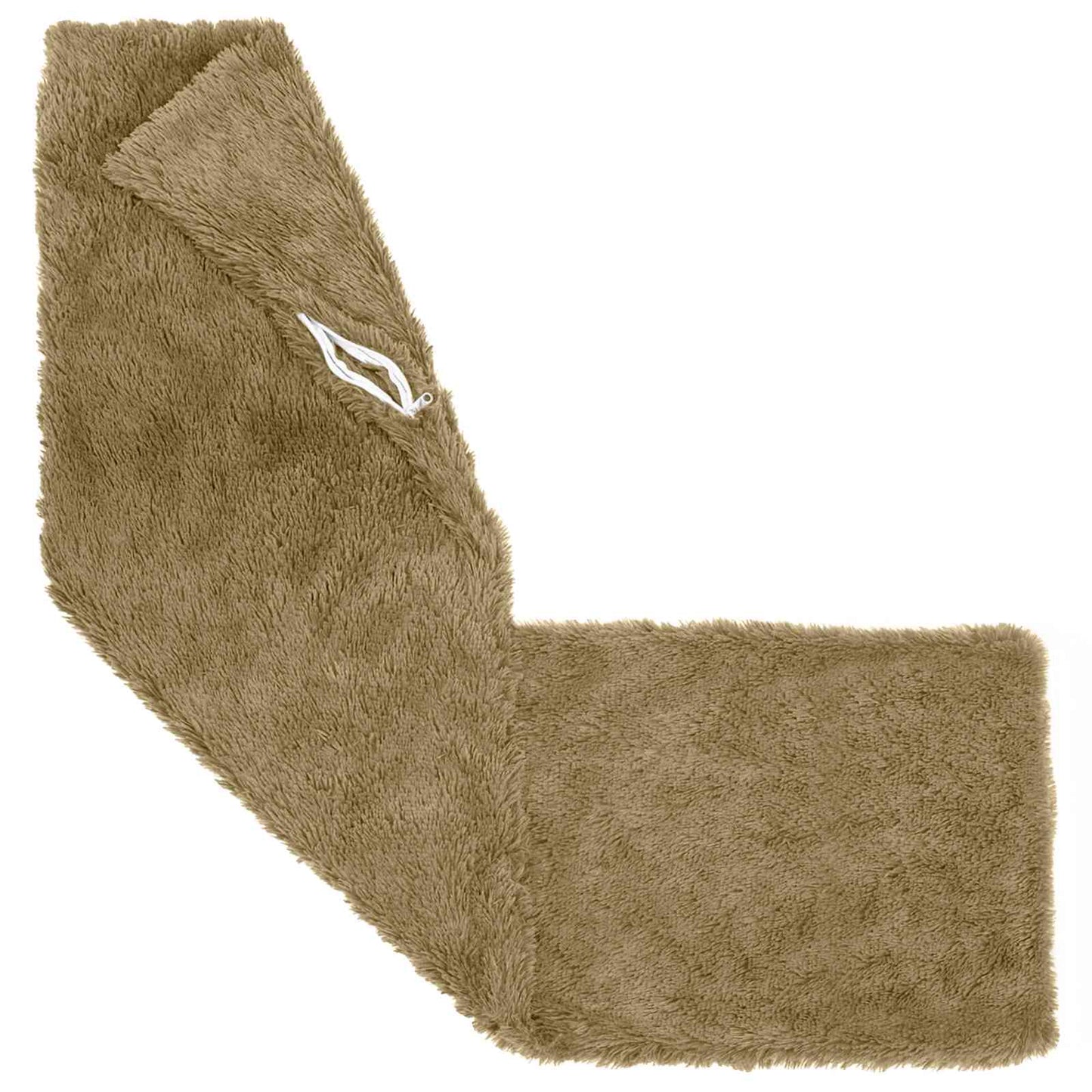 Cuscino con cuscino HEERLEN 2 pz Grigio Chiaro Fleece PV | homemem39