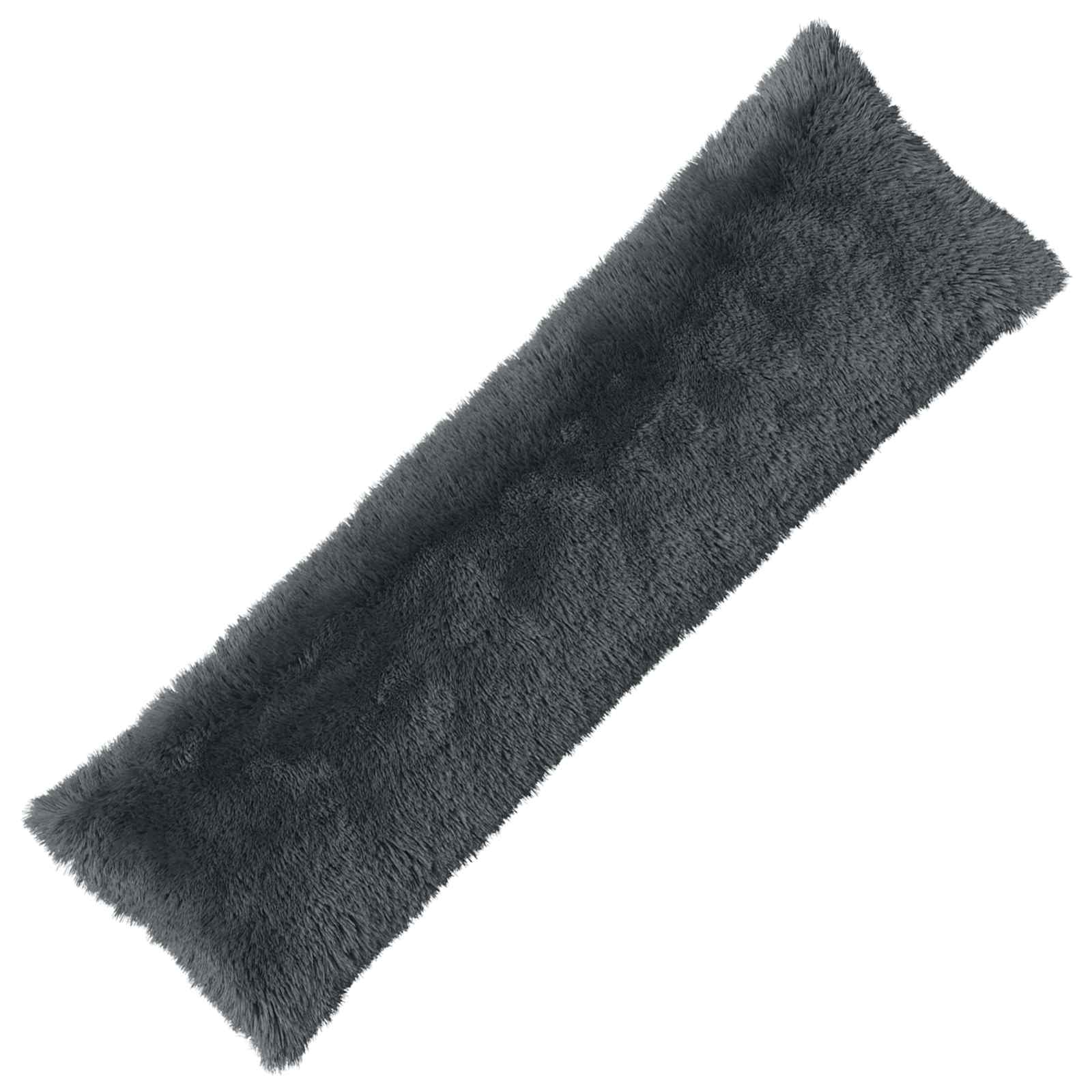 Cuscino con cuscino HEERLEN Antracite 40 x 145 cm Fleece PV | homemem39