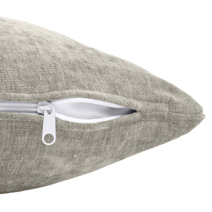 Cuscino 2 pz HEERLEN Grigio Chiaro 45 x 45 cm Tessuto Chenille | homemem39