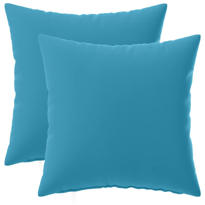 Cuscino con cuscino HEERLEN 2 pz Azzurro Poliestere