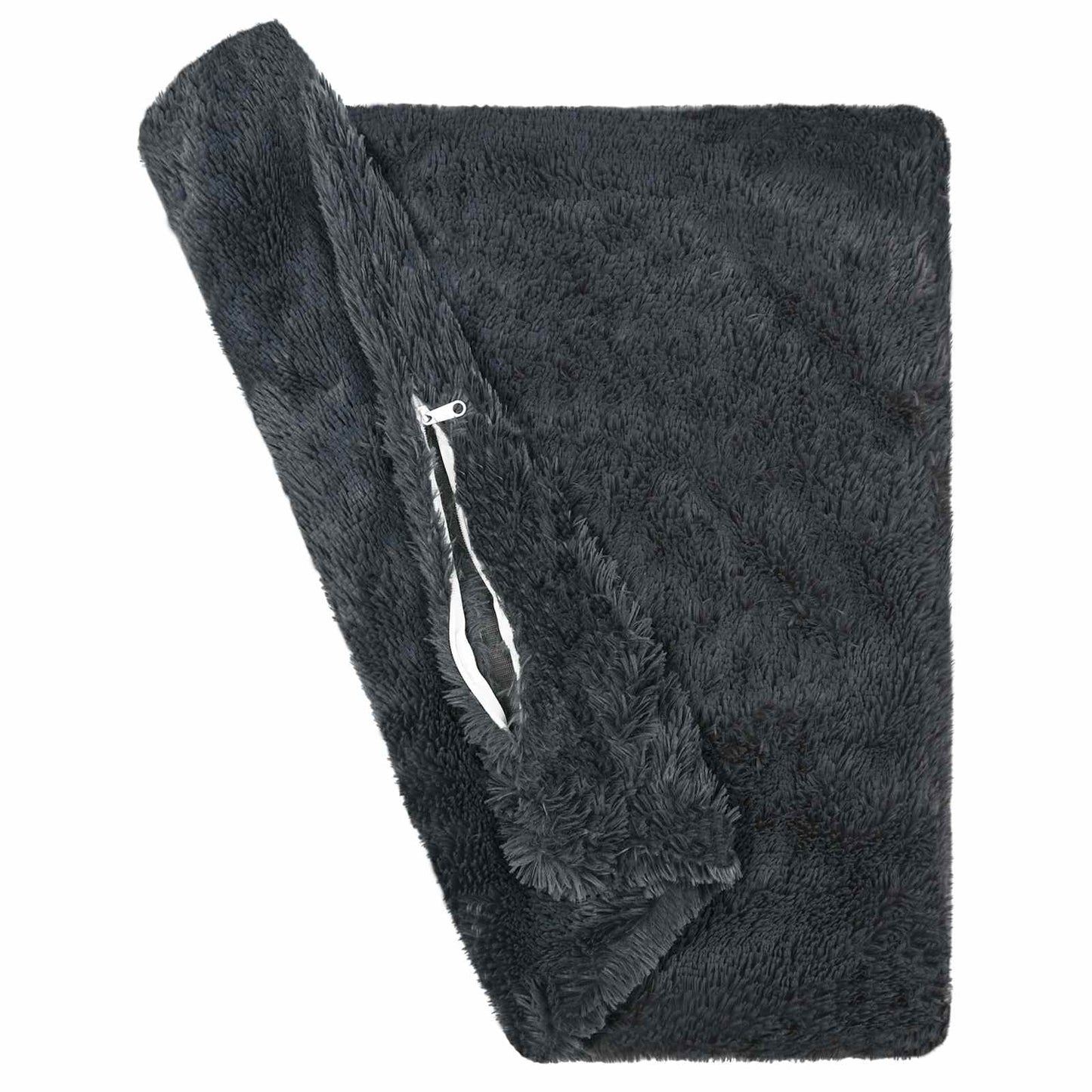 Cuscino con cuscino HEERLEN 12 pz Antracite Fleece PV | homemem39