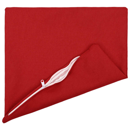 Cuscino con cuscino HEERLEN 12 pz Rosso Tessuto | homemem39
