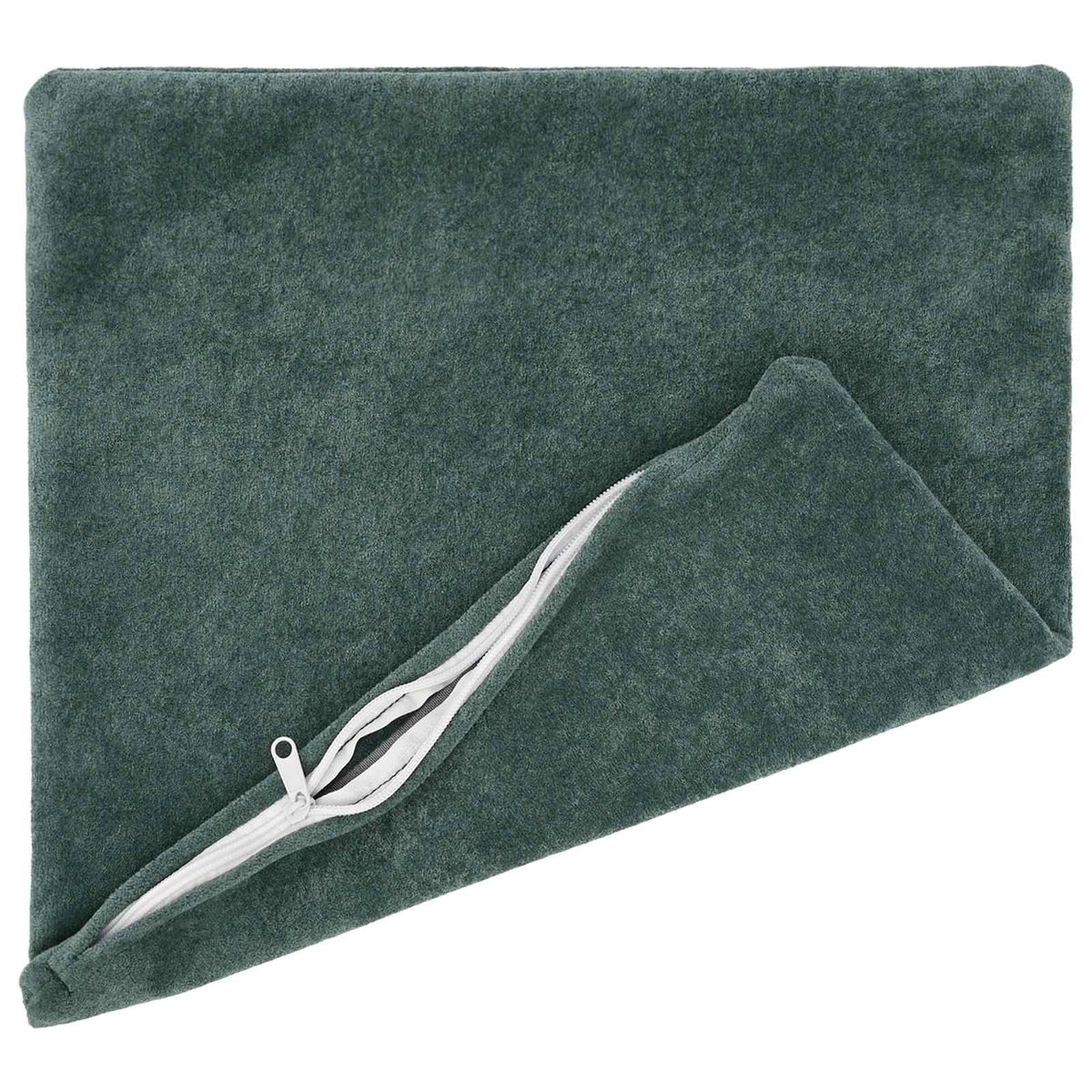 Cuscino 2 pz HEERLEN Blu mare Fleece in microfibra