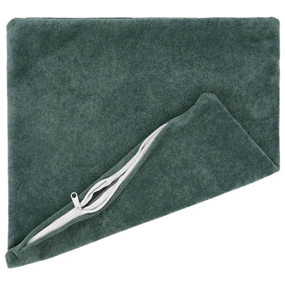Cuscino 2 pz HEERLEN Blu mare Fleece in microfibra