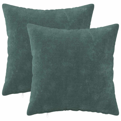 Cuscino 2 pz HEERLEN Blu mare Fleece in microfibra