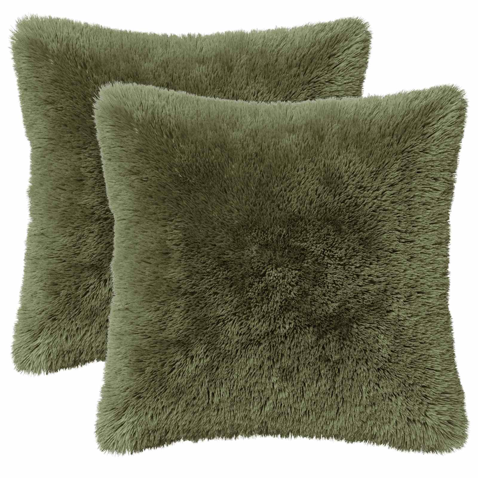 Cuscino con cuscino HEERLEN 6 pz Verde Fleece PV | homemem39